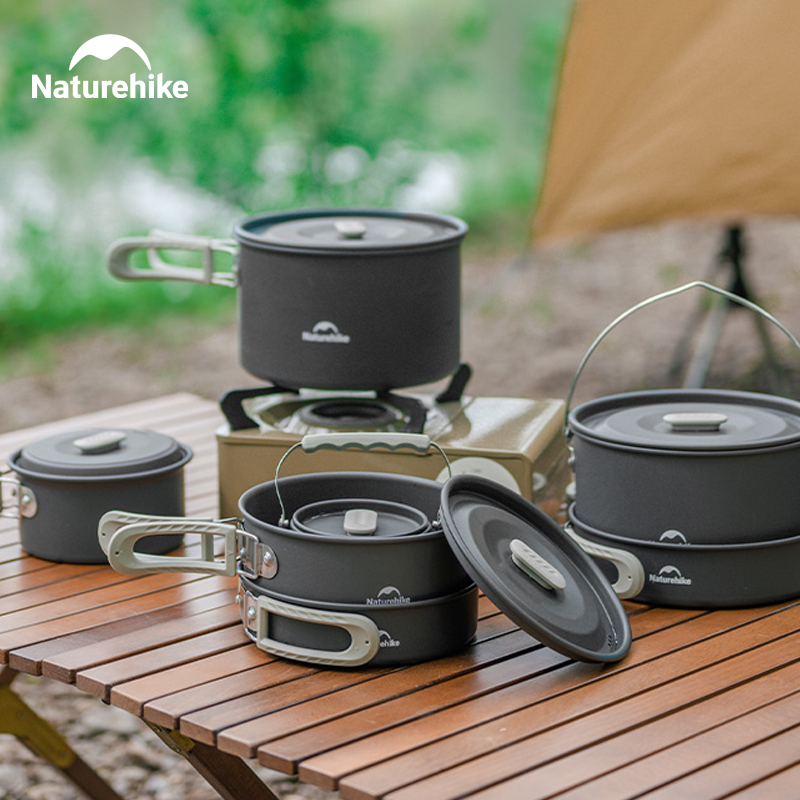 Camping Cooking Set Jetboil - Naturehike kit de panelas de acampamento