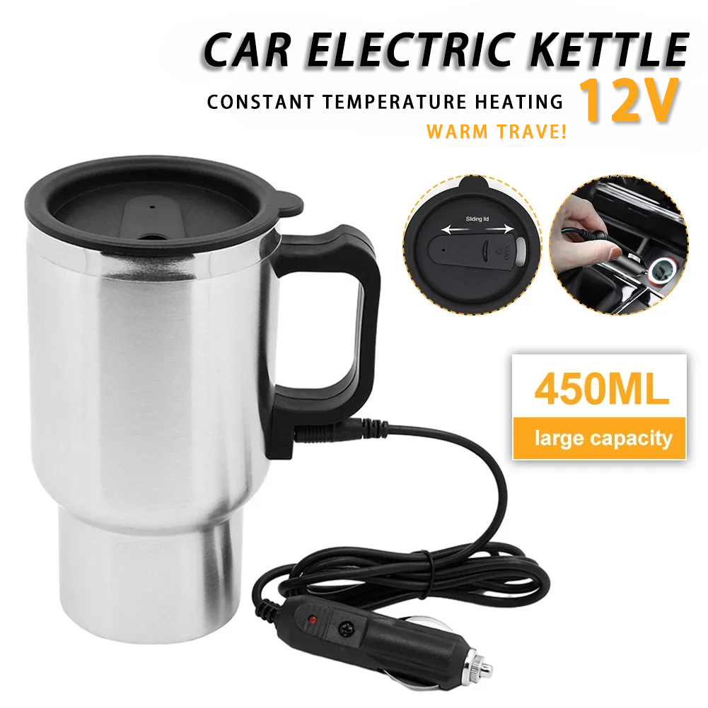 Camping Cooking Tin - Chaleira de aquecimento elétrico para carro,