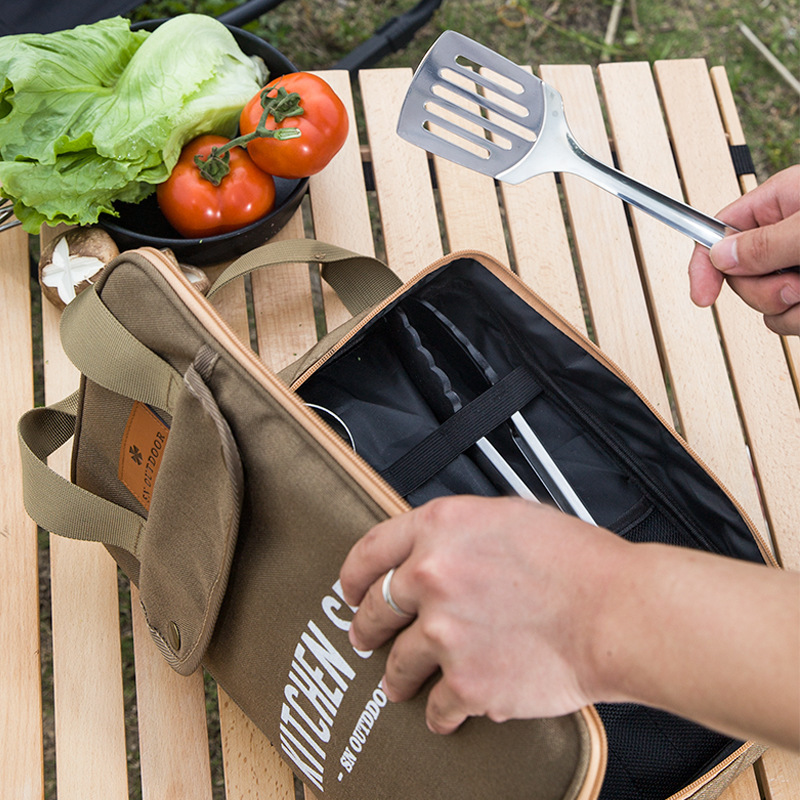 Camping Cooking Cutlery Set - Conjunto de Utensílios de Cozinha para
