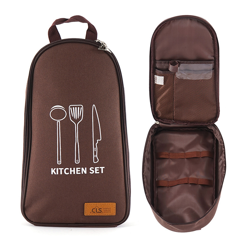 Camping Cooking Utensil Organizer - Outdoor Cutting Board Bag, Saco De