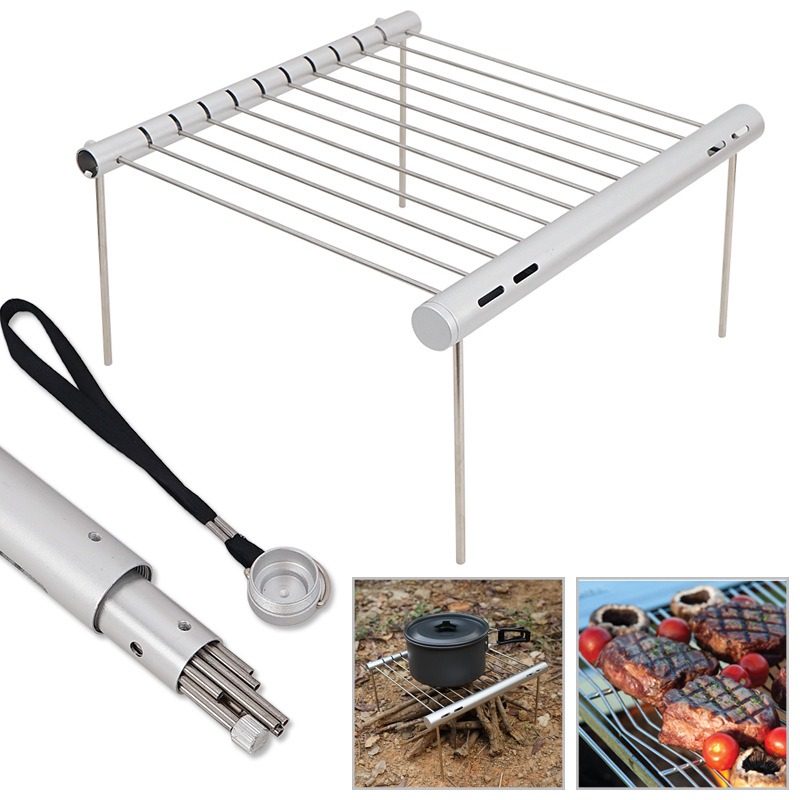 Camp Grill Portable Folding - D5 mini bolso churrasqueira portátil de