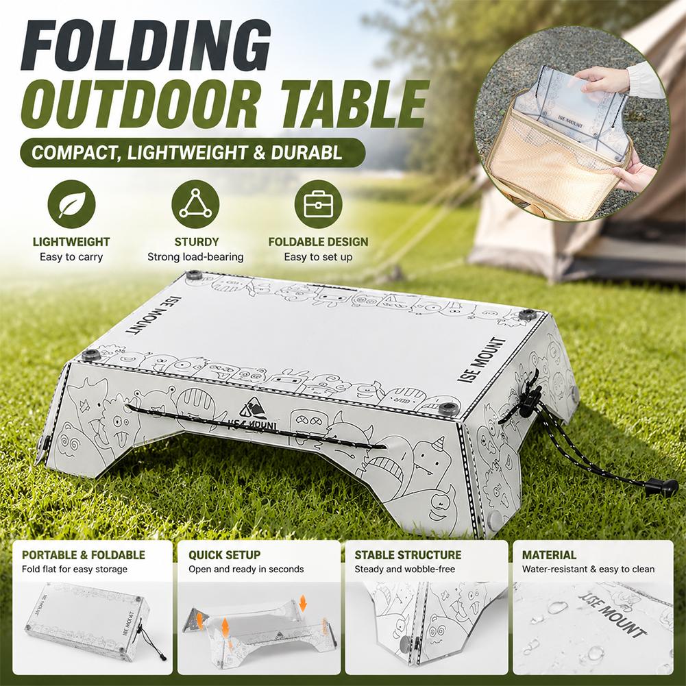 Camping Outdoor Cooking Table - Mesa de Camping Portátil Multiuso Dobrável
