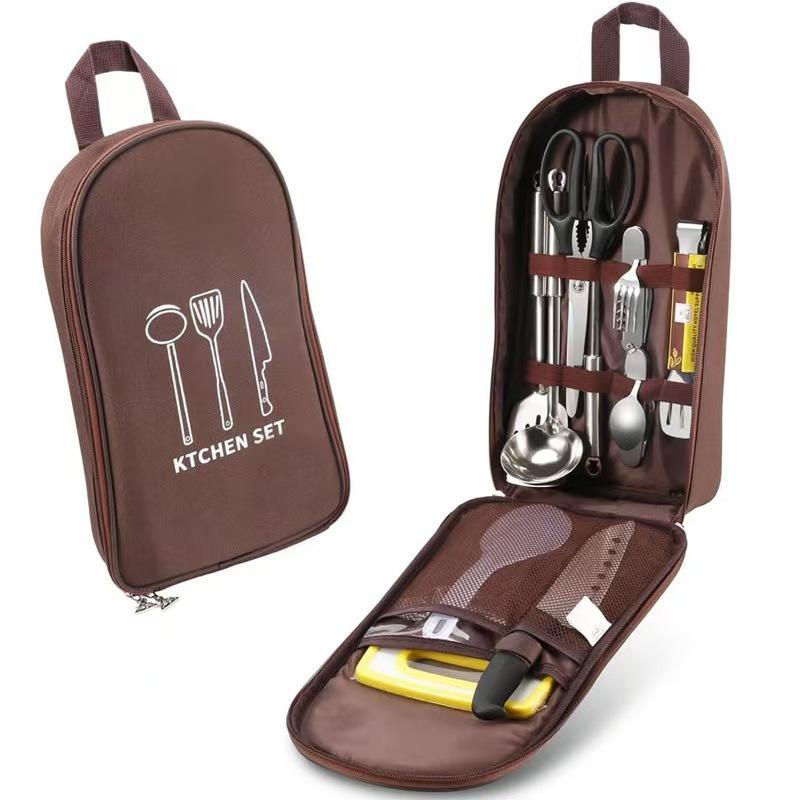 Camping Cooking Utensil Organizer - Bolsa organizadora de utensílios para acampamento,