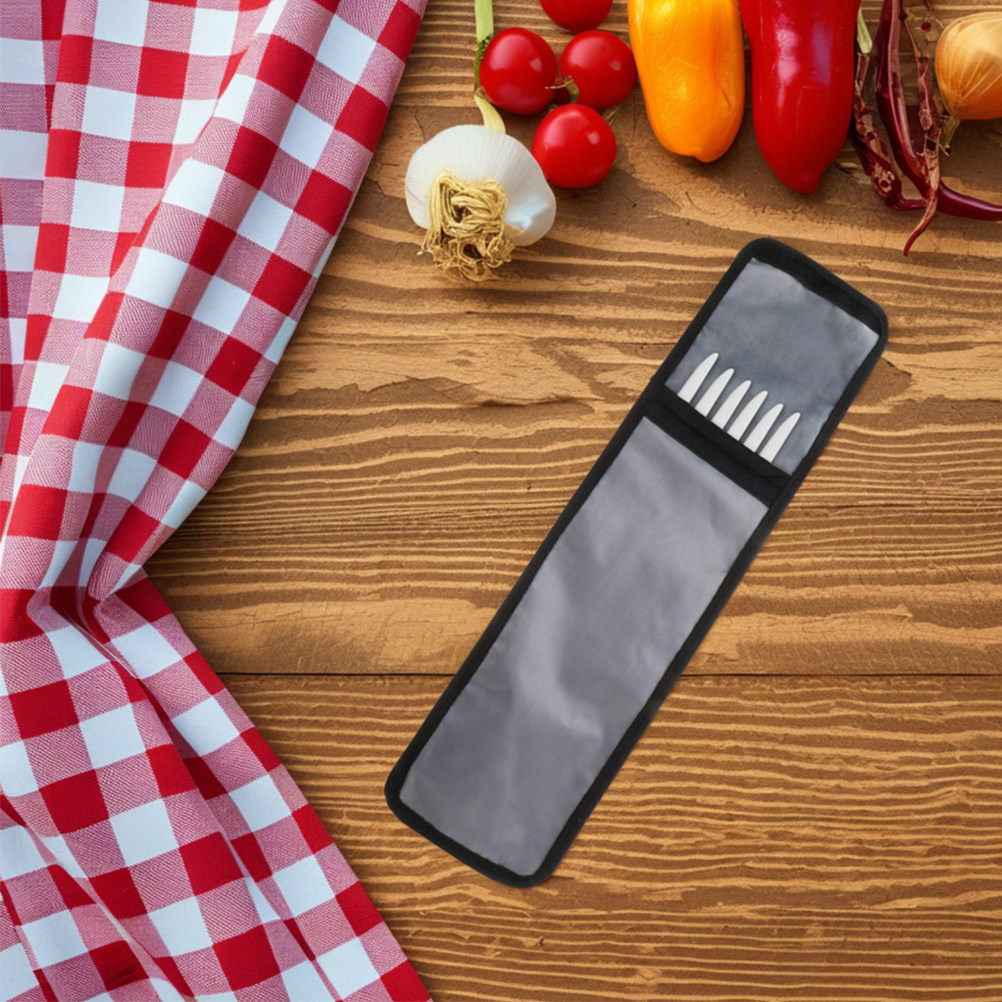Camping Cooking Utensil Organizer - Bolsa de Armazenamento para Espetos de