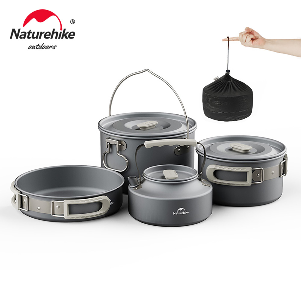 Camping Cooking Set Jetboil - Naturehike kit de panelas de acampamento