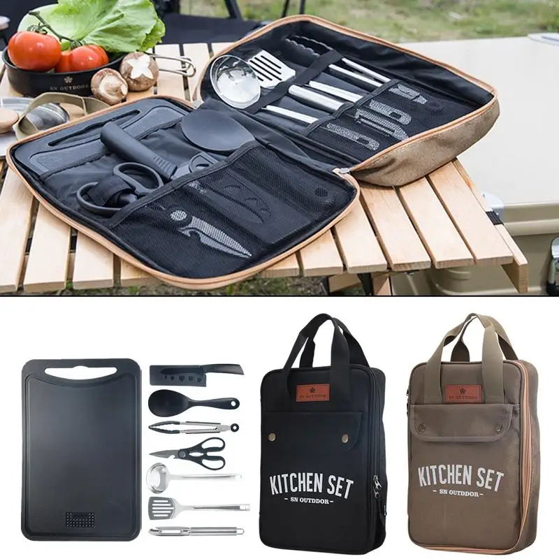 Camping Cooking Cutlery Set - Conjunto de Utensílios de Cozinha para