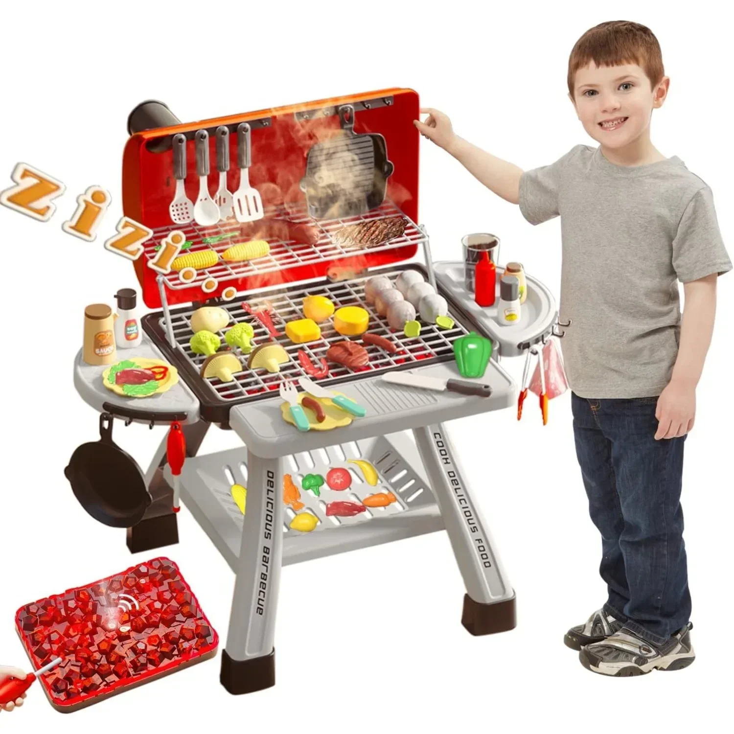 Camping Cooking Kids - Churrasqueira conjunto de brinquedos crianças churrasco