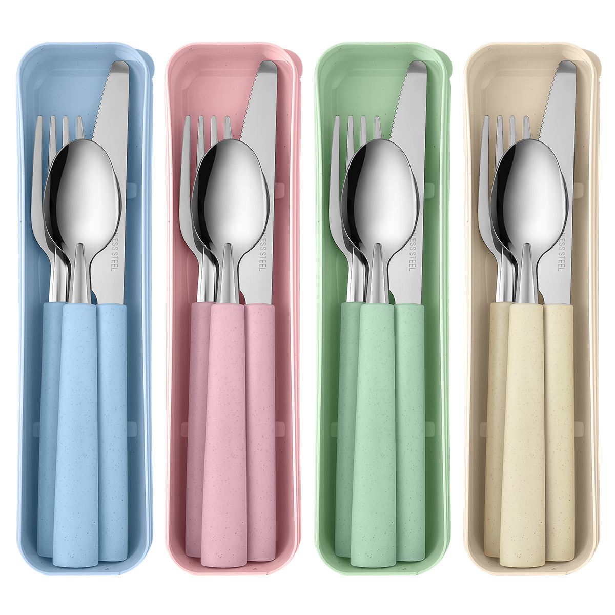 Camping Cooking Cutlery Set - 1 conjunto de talheres portáteis de