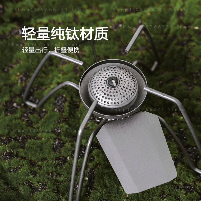 Camping Cooking Gas Stove - Fogareiro Spider com Micro Regulador, Gás