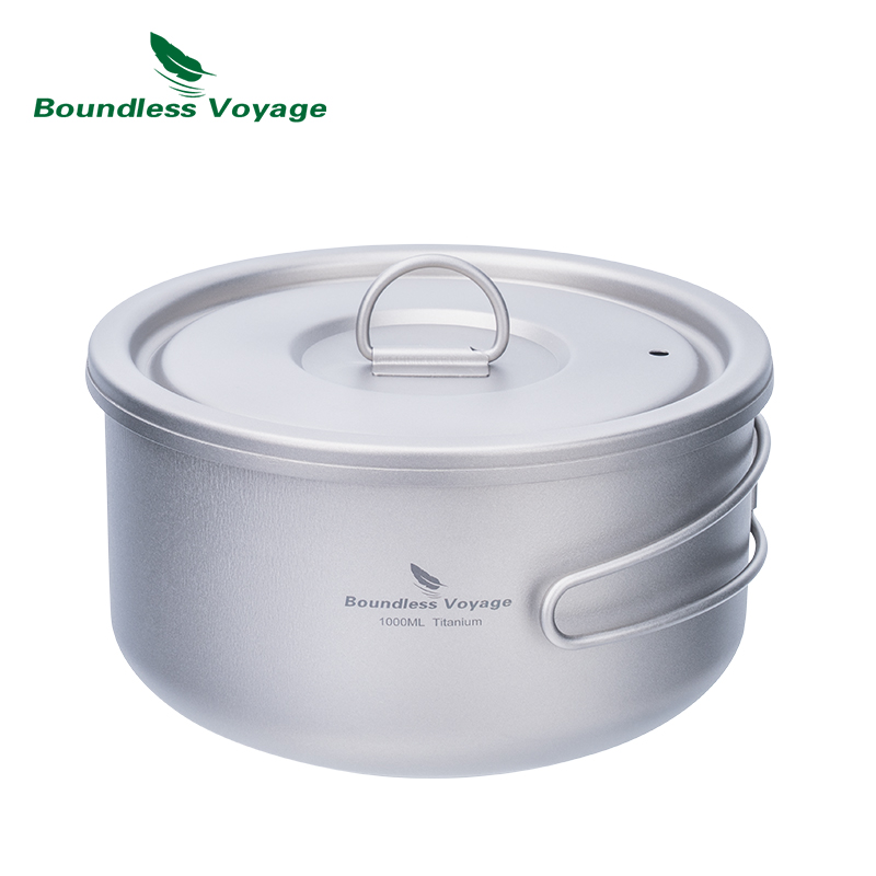 Camping Cooking Tin - Pote de acampamento de titânio Boundless