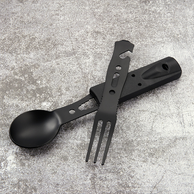 Conjunto de Talheres de Campin - Camping Cooking Cutlery Set avaliação e preço