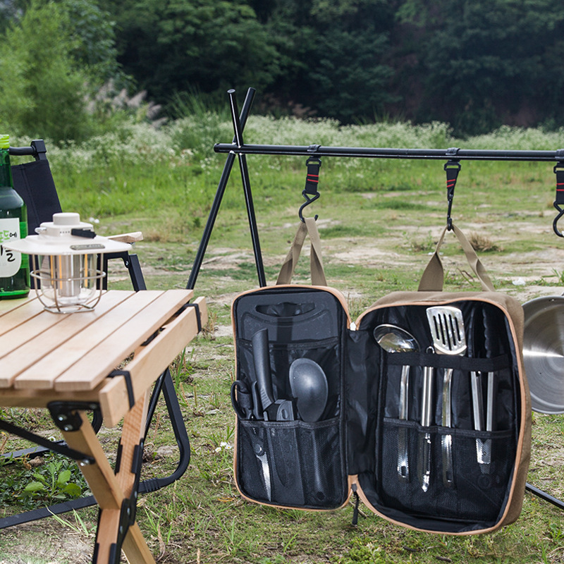 Conjunto de Utensílios de Cozi - Camping Cooking Cutlery Set avaliação e preço