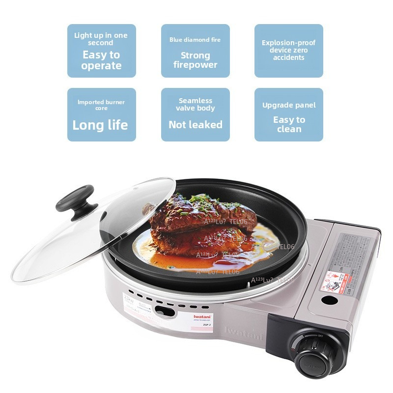 Fogão a Gás Portátil à Prova d - Camping Cooking Gas Stove avaliação e preço