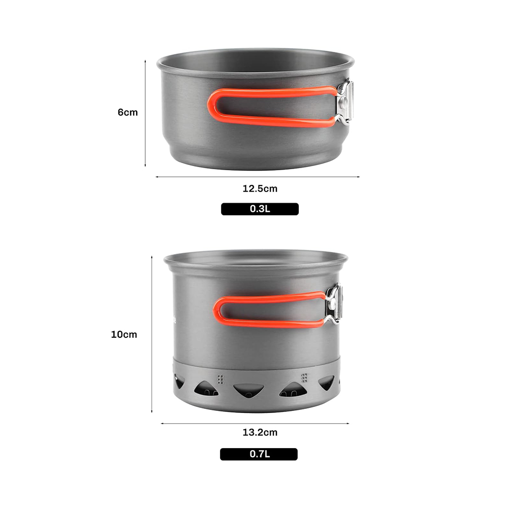 Fogo maple conjunto de panelas - Camping Cooking On Fire avaliação e preço
