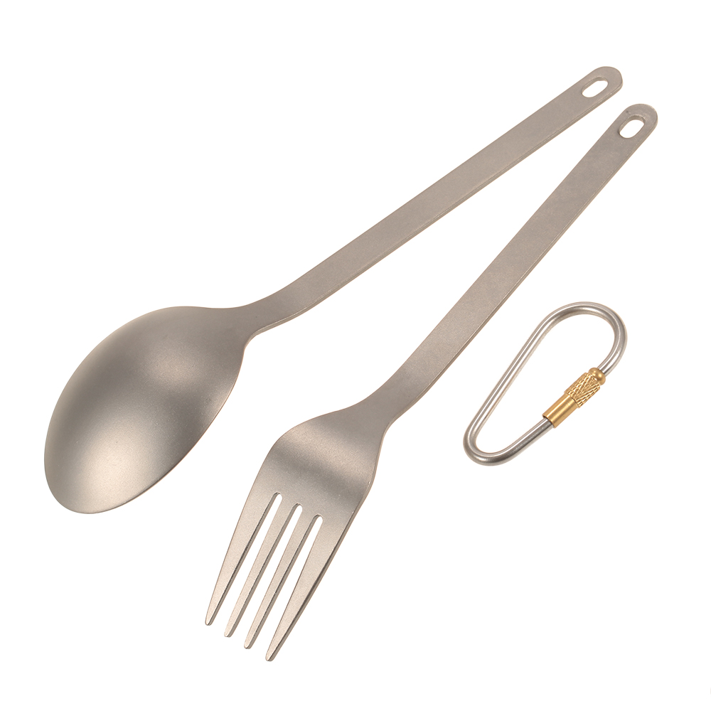Tomshoo talheres de titânio, c - Camping Cooking Cutlery Set avaliação e preço