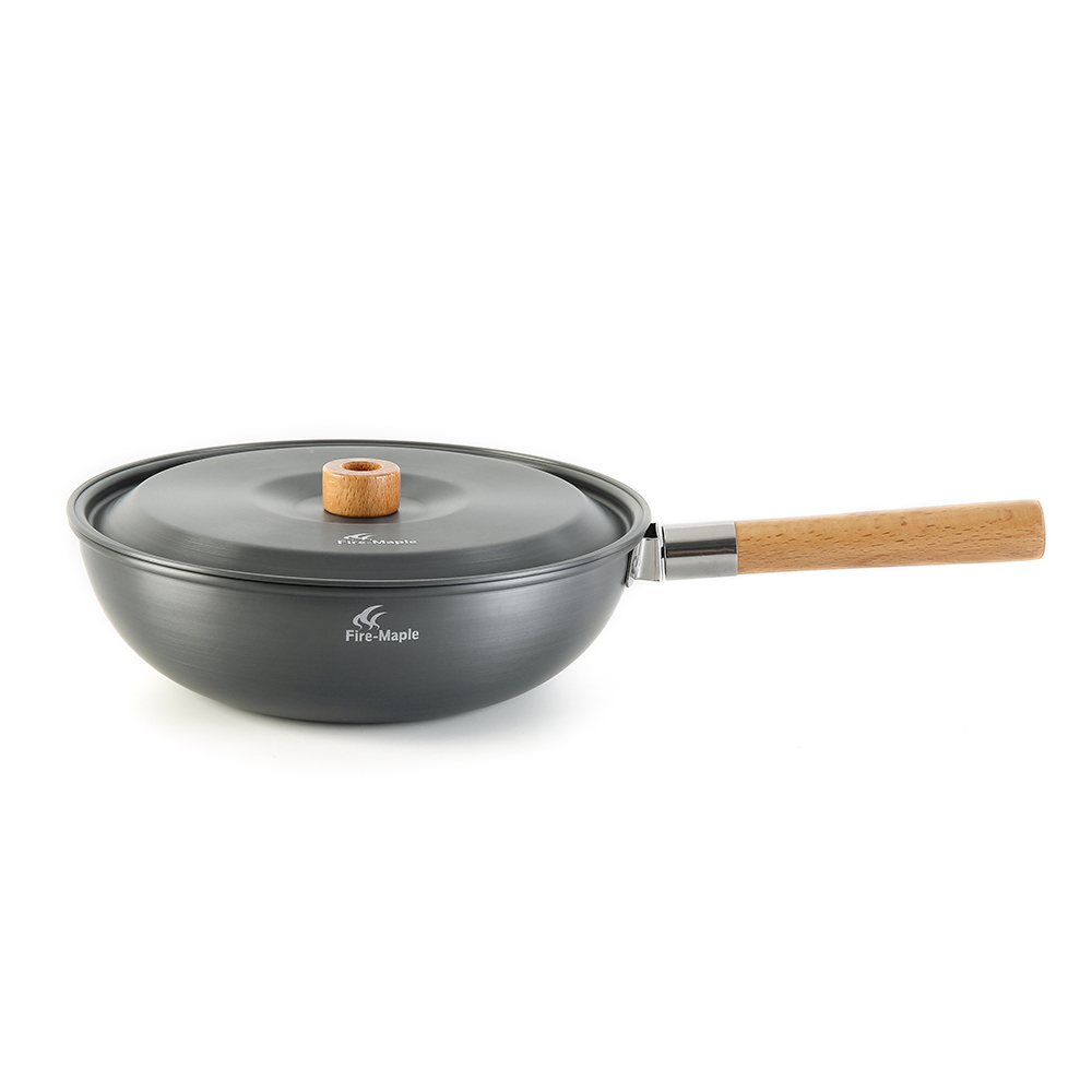 Wok de acampamento de bordo de - Camping Cooking On Fire avaliação e preço