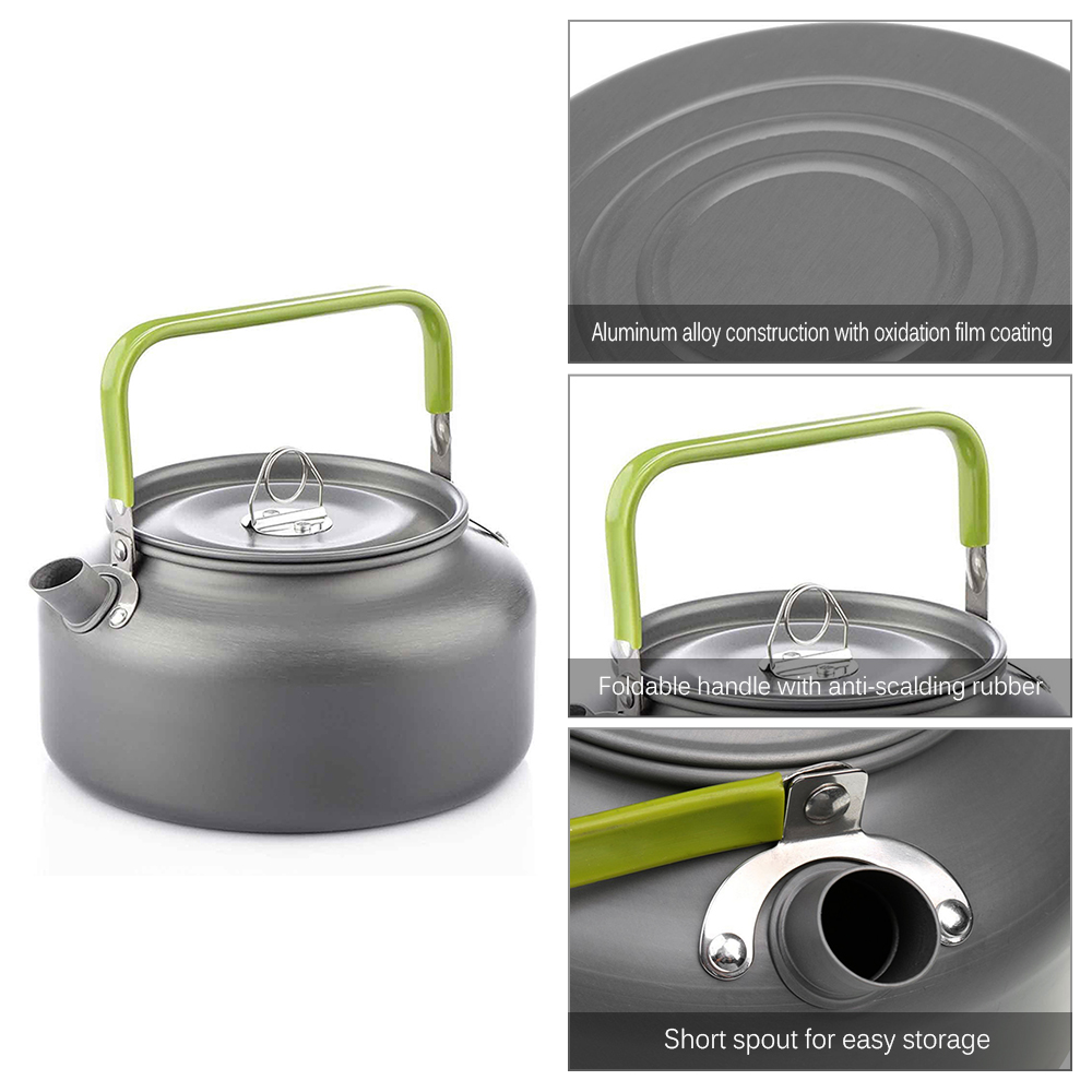Chaleira de água portátil ao a - Camping Cooking Tin avaliação e preço