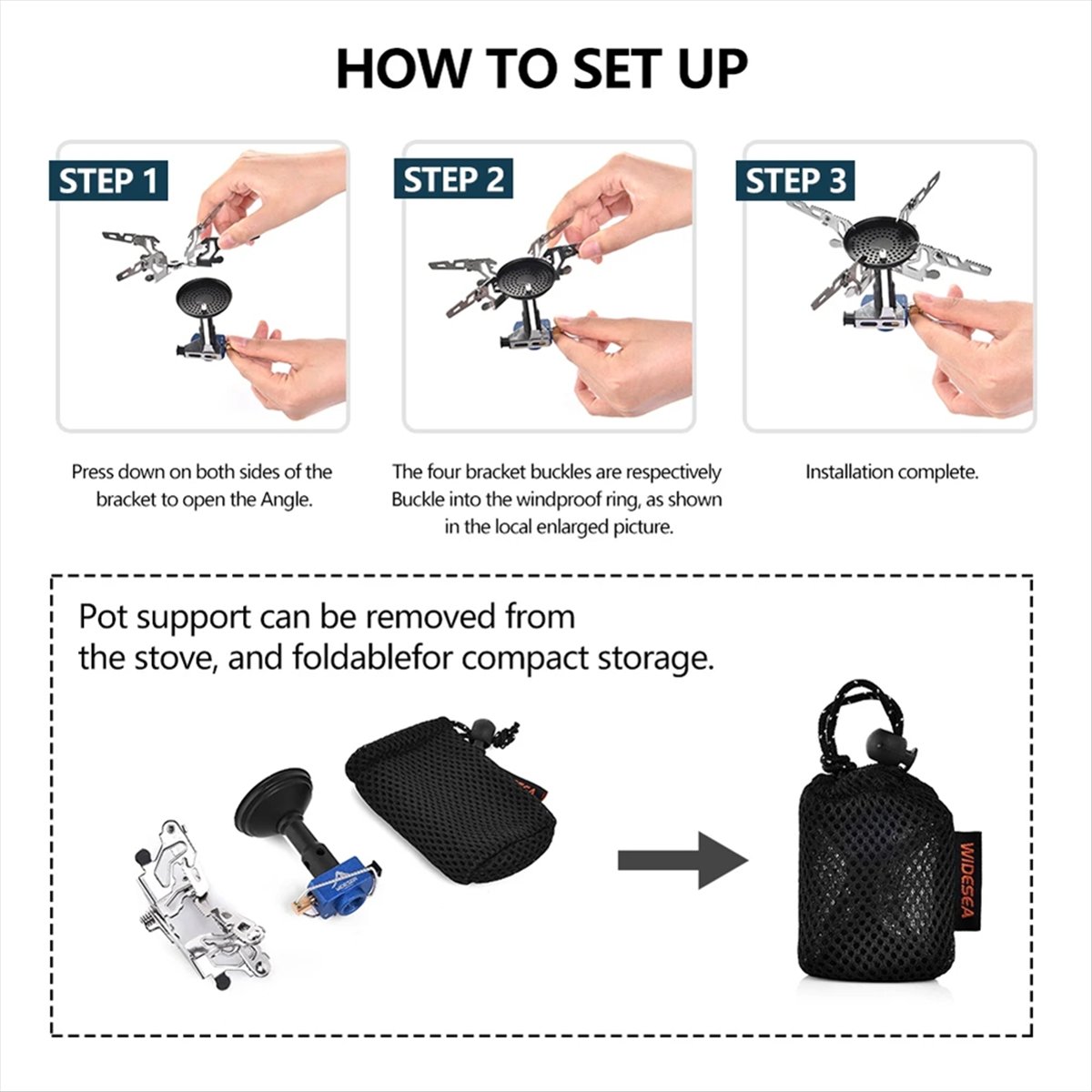 Queimador de gás para acampame - Camping Cooking Gas Stove avaliação e preço