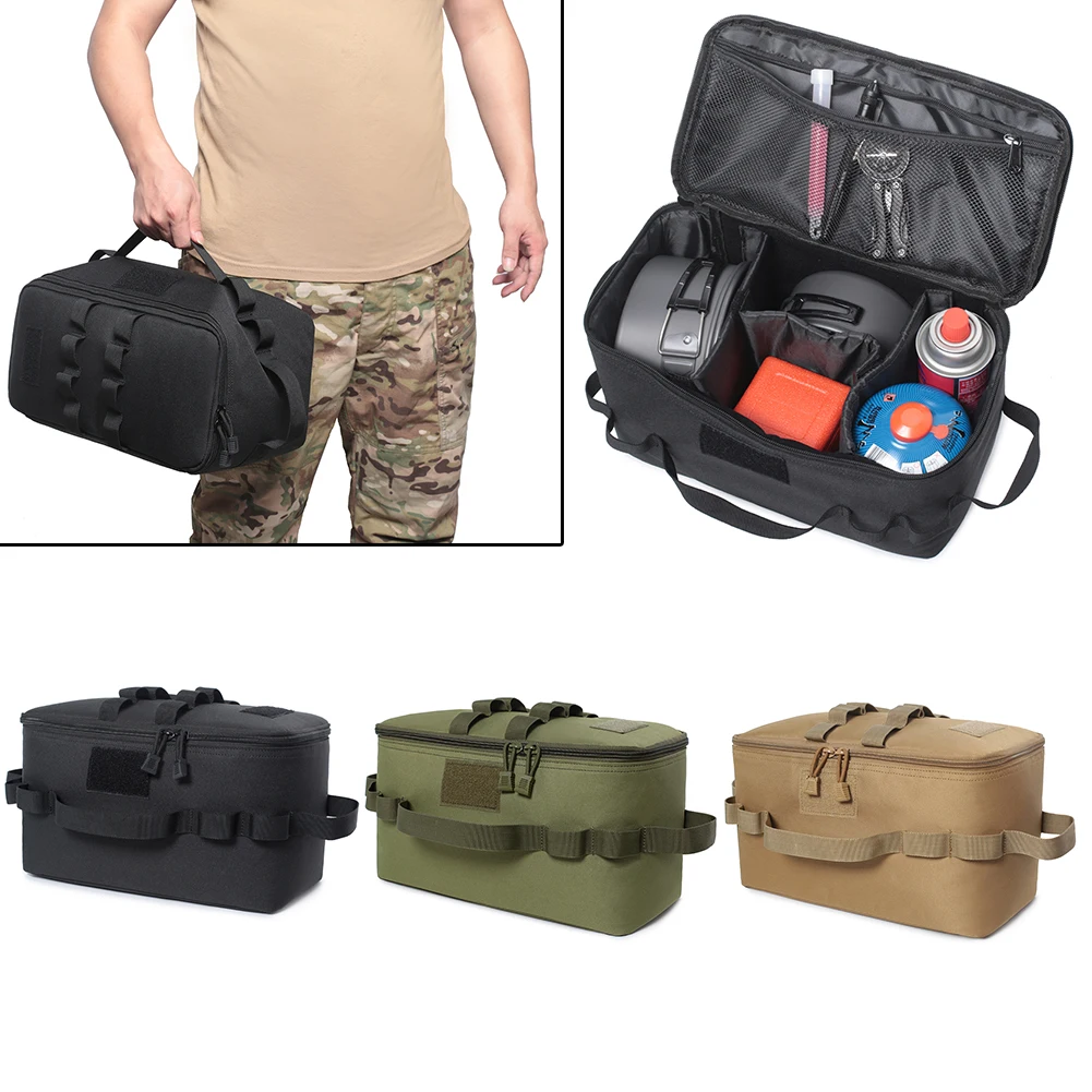 Bolsa tática saco de armazenam - Camping Cooking Utensil Organizer avaliação e preço