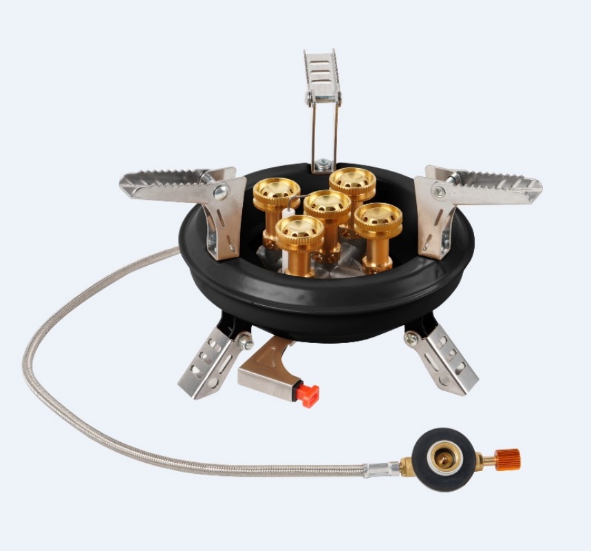 BRS-201A Fogão a gás portátil  - Camping Cooking Gas Stove avaliação e preço