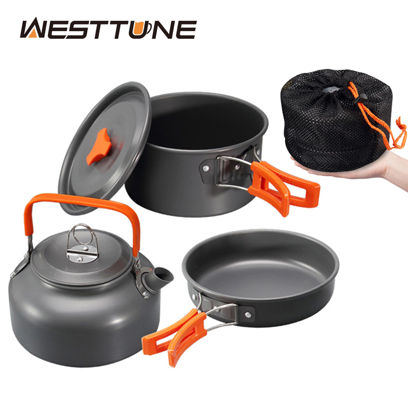 Westtune kit de panelas de aca - Camping Outdoor Cooking Table avaliação e preço