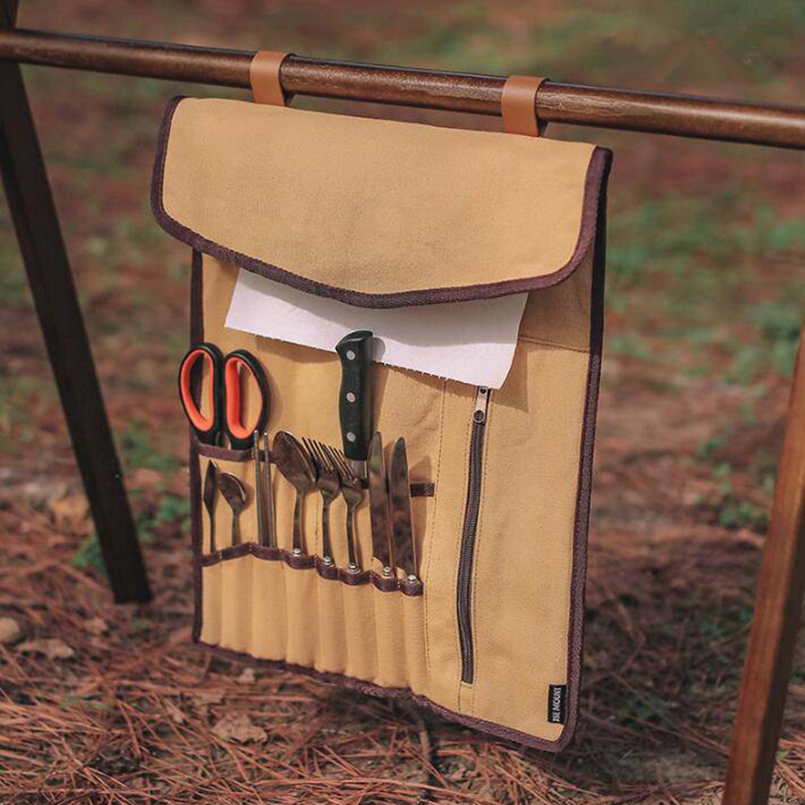 Utensílio de acampamento portá - Camping Cooking Utensil Organizer avaliação e preço