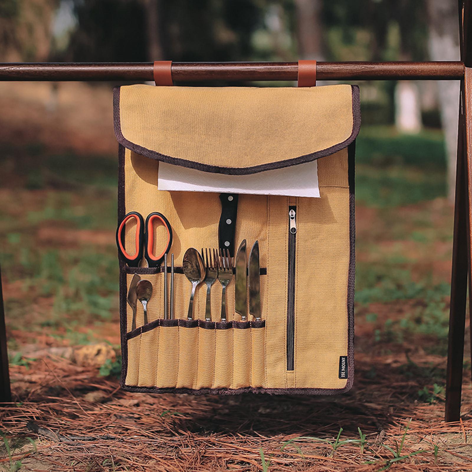 Utensílio de acampamento portá - Camping Cooking Utensil Organizer avaliação e preço