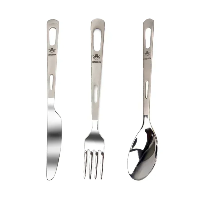 HWZBBEN-Titanium Tableware Set - Camping Cooking Cutlery Set avaliação e preço