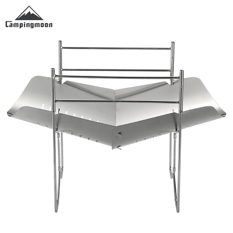 CAMPINGMOON SOLO-A4 Incinerado - Camp Grill Portable Folding avaliação e preço