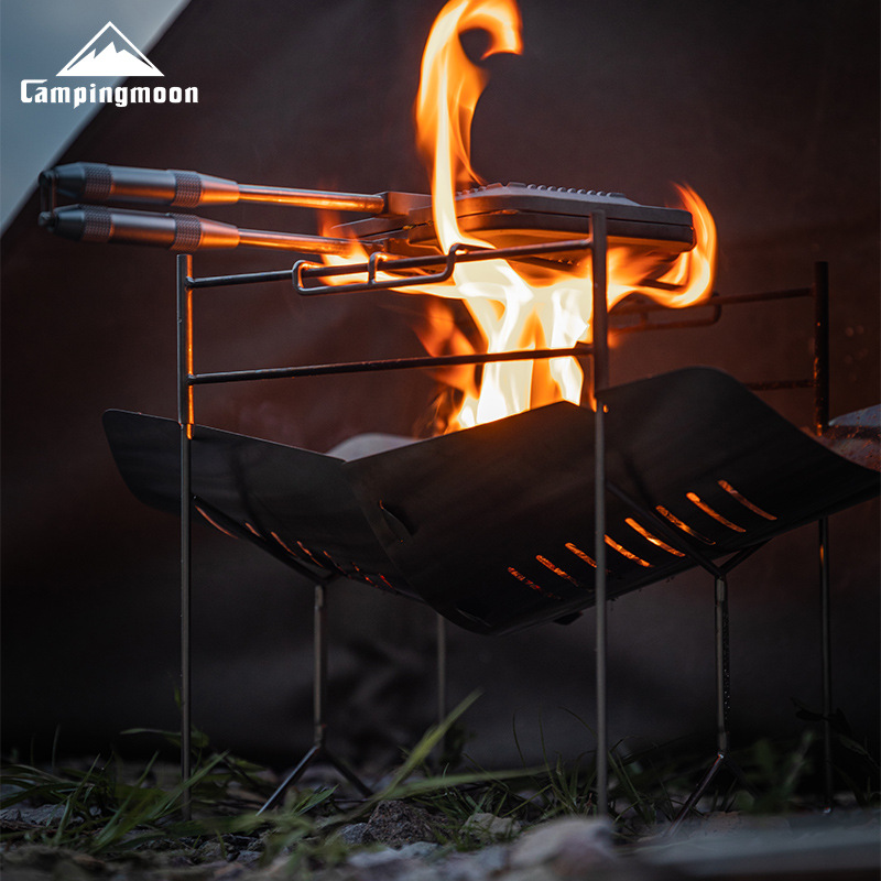 CAMPINGMOON SOLO-A4 Incinerado - Camp Grill Portable Folding avaliação e preço
