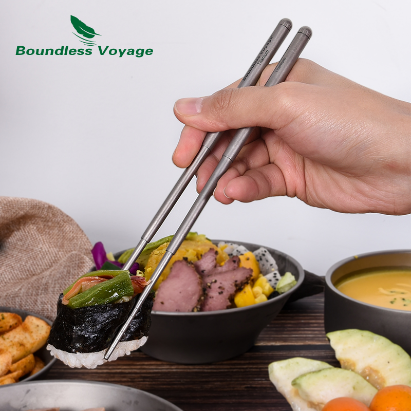 Talheres de titânio para acamp - Camping Cooking Cutlery Set avaliação e preço