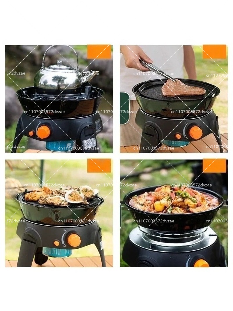 Fogão a Gás Multifuncional par - Camping Cooking Gas Stove avaliação e preço
