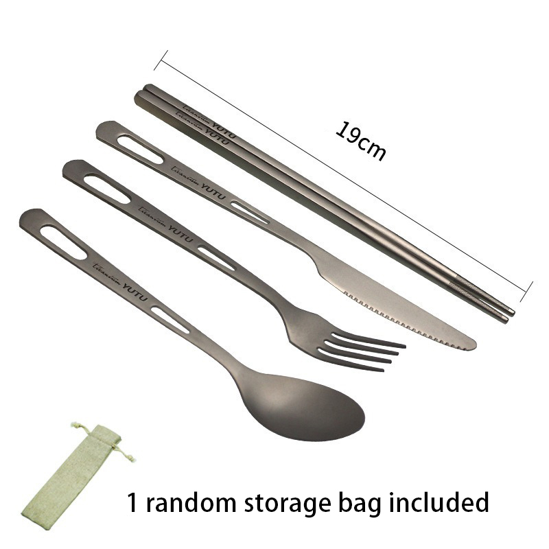 Conjunto de Talheres de Titâni - Camping Cooking Cutlery Set avaliação e preço