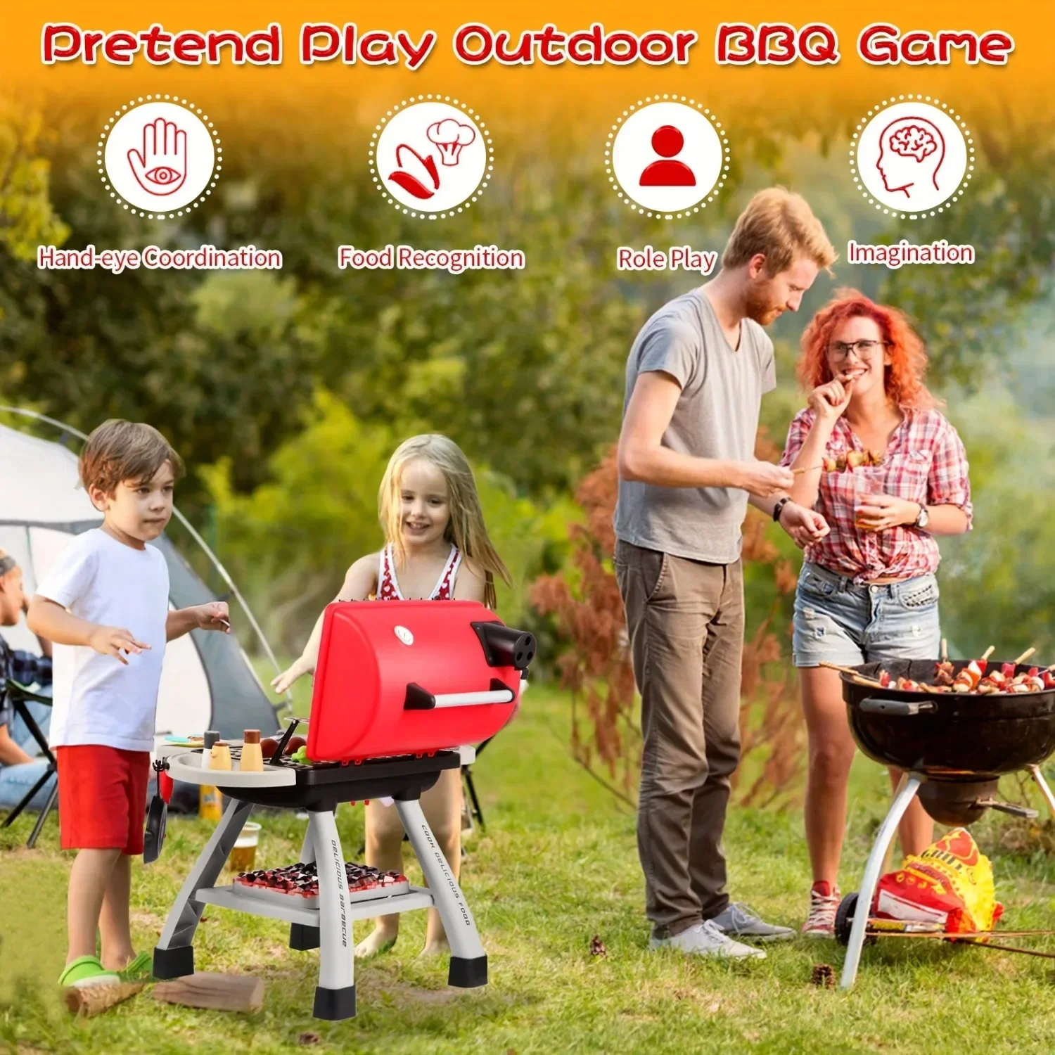 Churrasqueira conjunto de brin - Camping Cooking Kids avaliação e preço