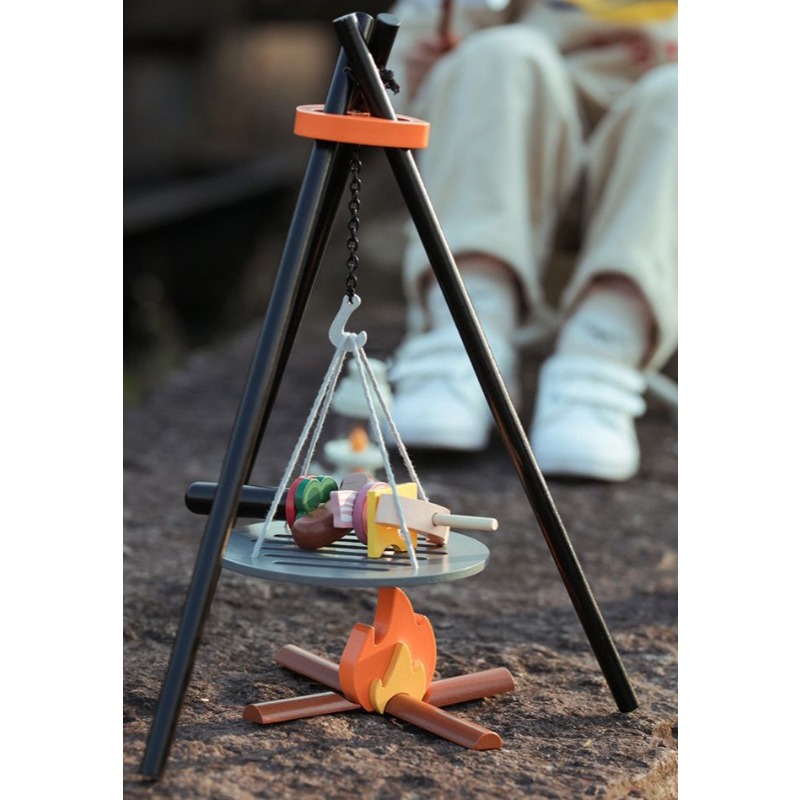 Acampamento de madeira fingir  - Camping Cooking Kids avaliação e preço