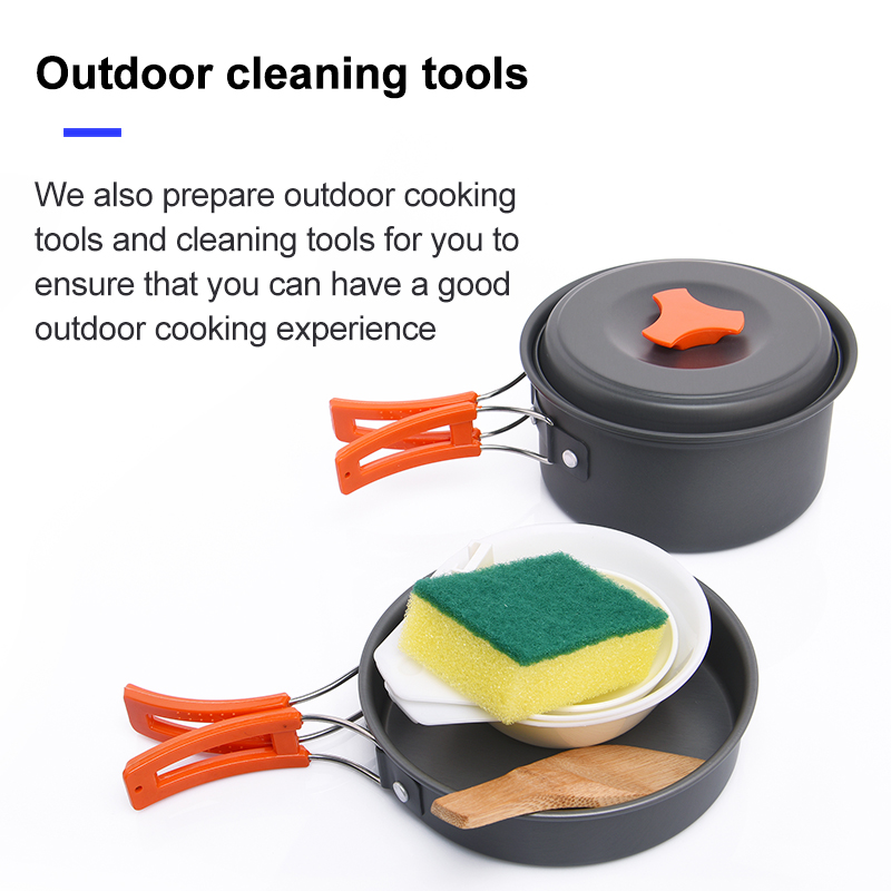 Widesea conjunto de panelas pa - Camping Cooking Cutlery Set avaliação e preço