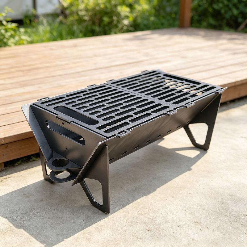 Grelha de Aço Carbono Reforçad - Camp Grill Portable Folding avaliação e preço