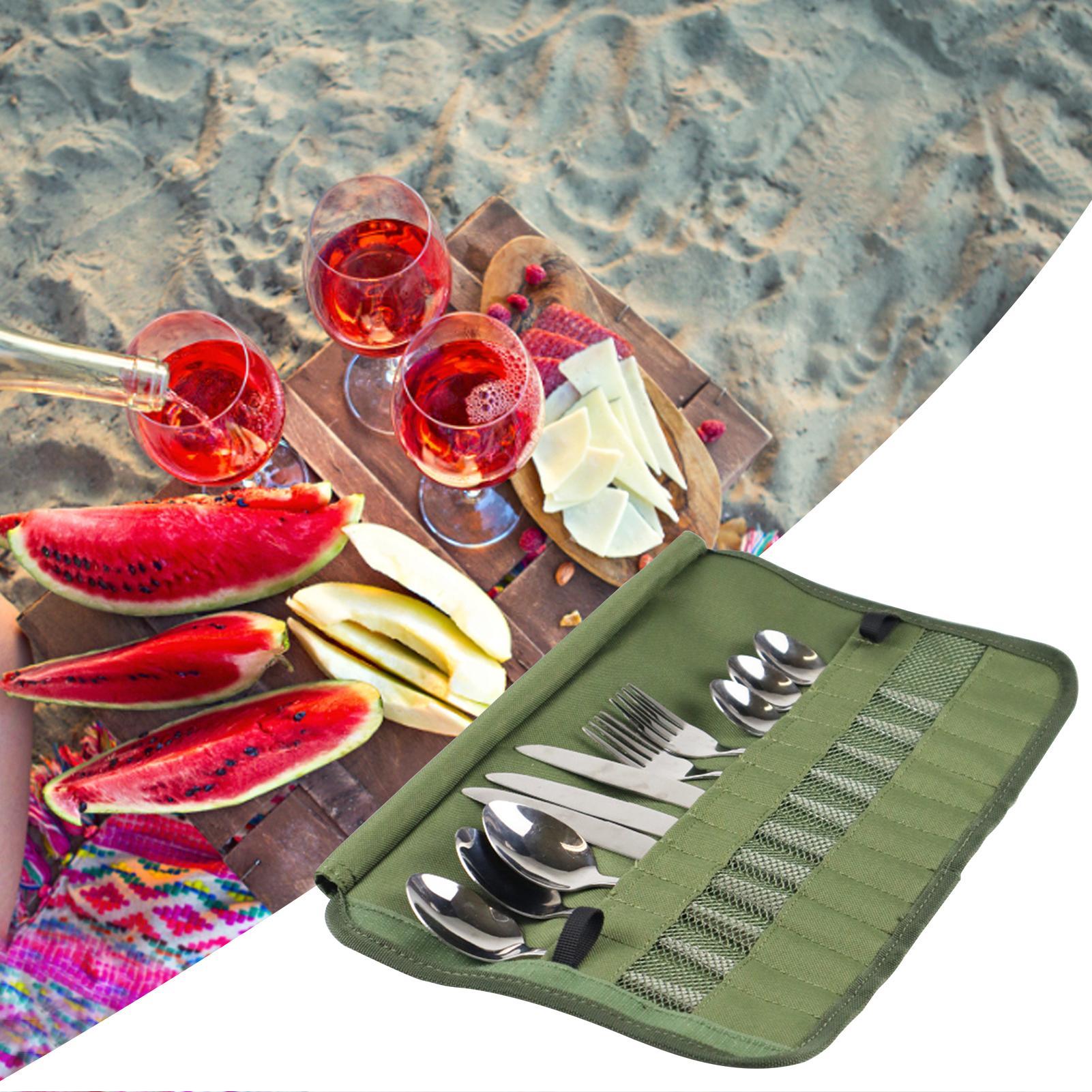 Bolsa Organizadora de Utensíli - Camping Cooking Utensil Organizer avaliação e preço