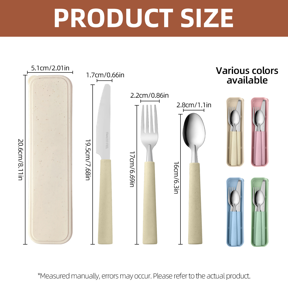 1 conjunto de talheres portáte - Camping Cooking Cutlery Set avaliação e preço
