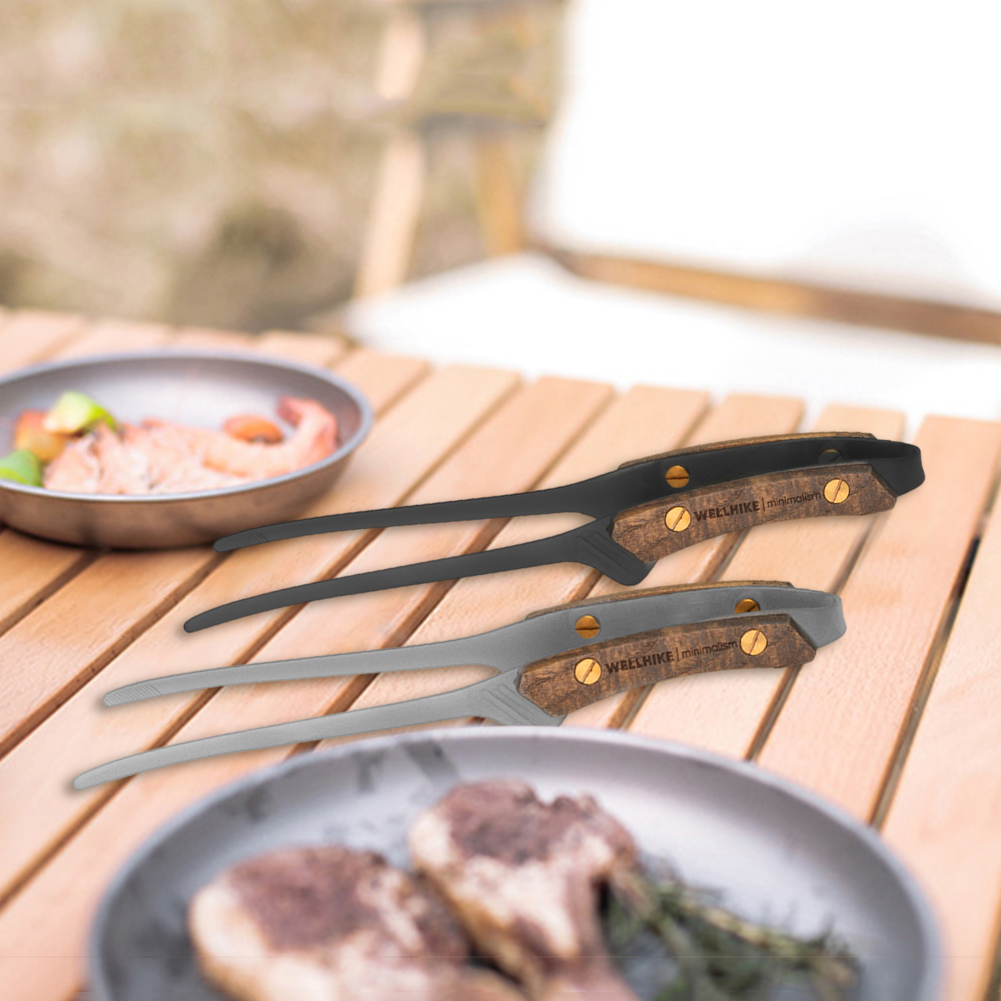 Clipe de carne de piquenique v - Vintage Camping Cooking Set avaliação e preço