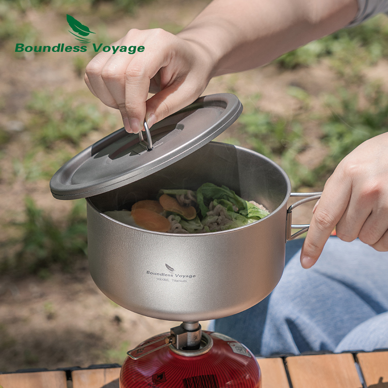 Pote de acampamento de titânio - Camping Cooking Tin avaliação e preço