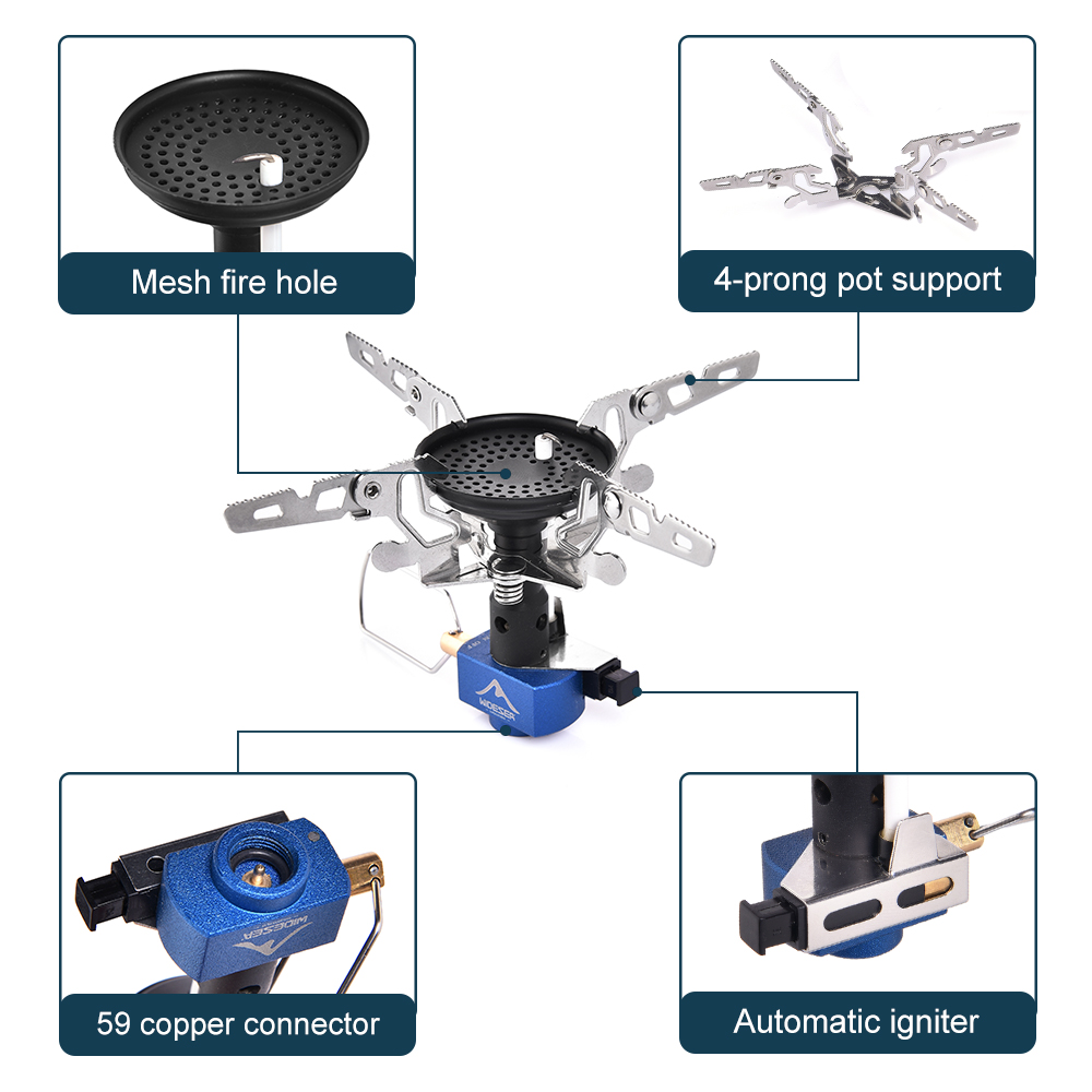 Fogão a Gás para Camping ao Ar - Camping Cooking Gas Stove avaliação e preço