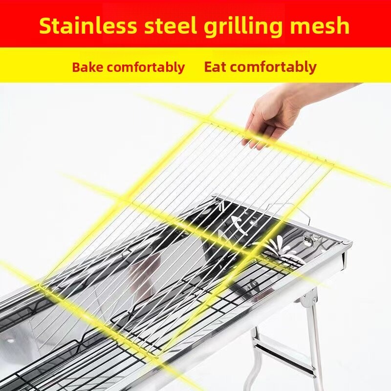Churrasqueira Grande Dobrável  - Camp Grill Portable Folding avaliação e preço