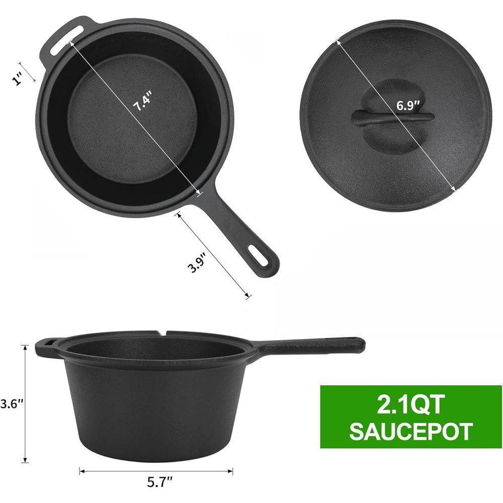 Conjunto de 8 Peças de Panelas - Vintage Camping Cooking Set avaliação e preço