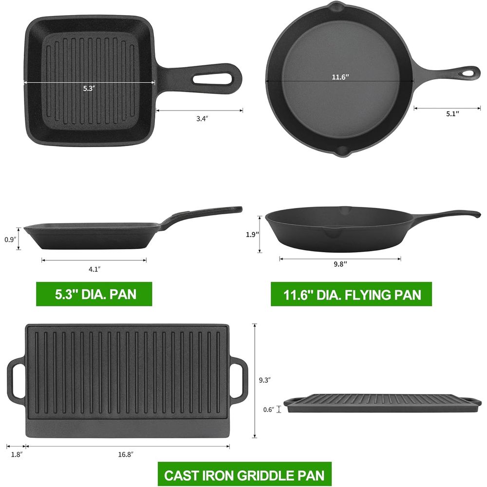 Conjunto de 8 Peças de Panelas - Vintage Camping Cooking Set avaliação e preço