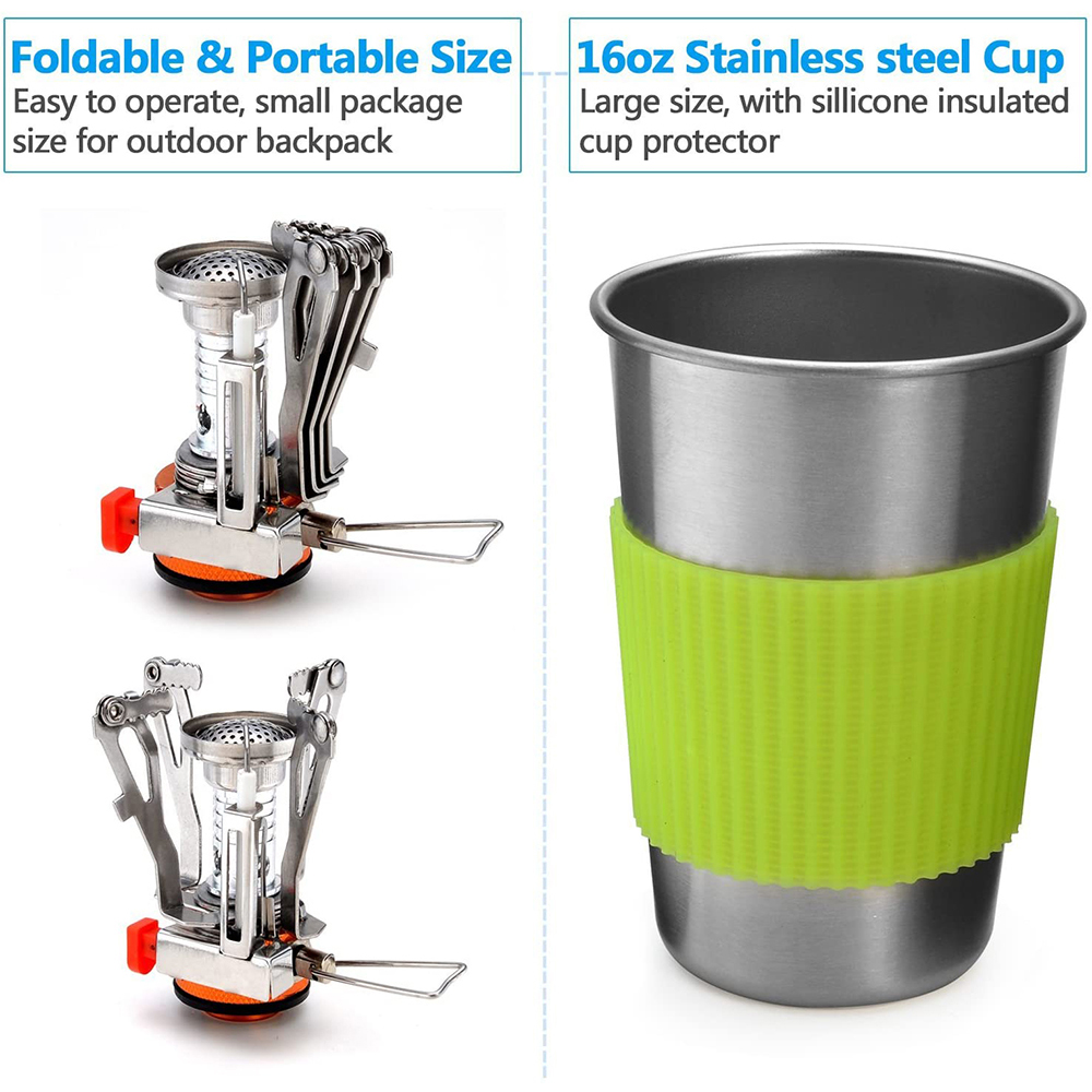 Kit de panelas de acampamento  - Camping Cooking Fire Pit avaliação e preço