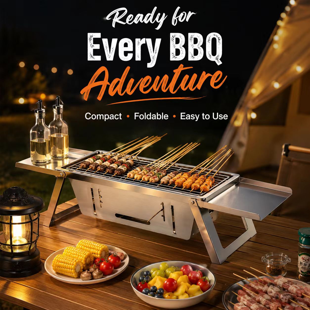 Churrasqueira Portátil Dobráve - Camp Grill Portable Folding avaliação e preço